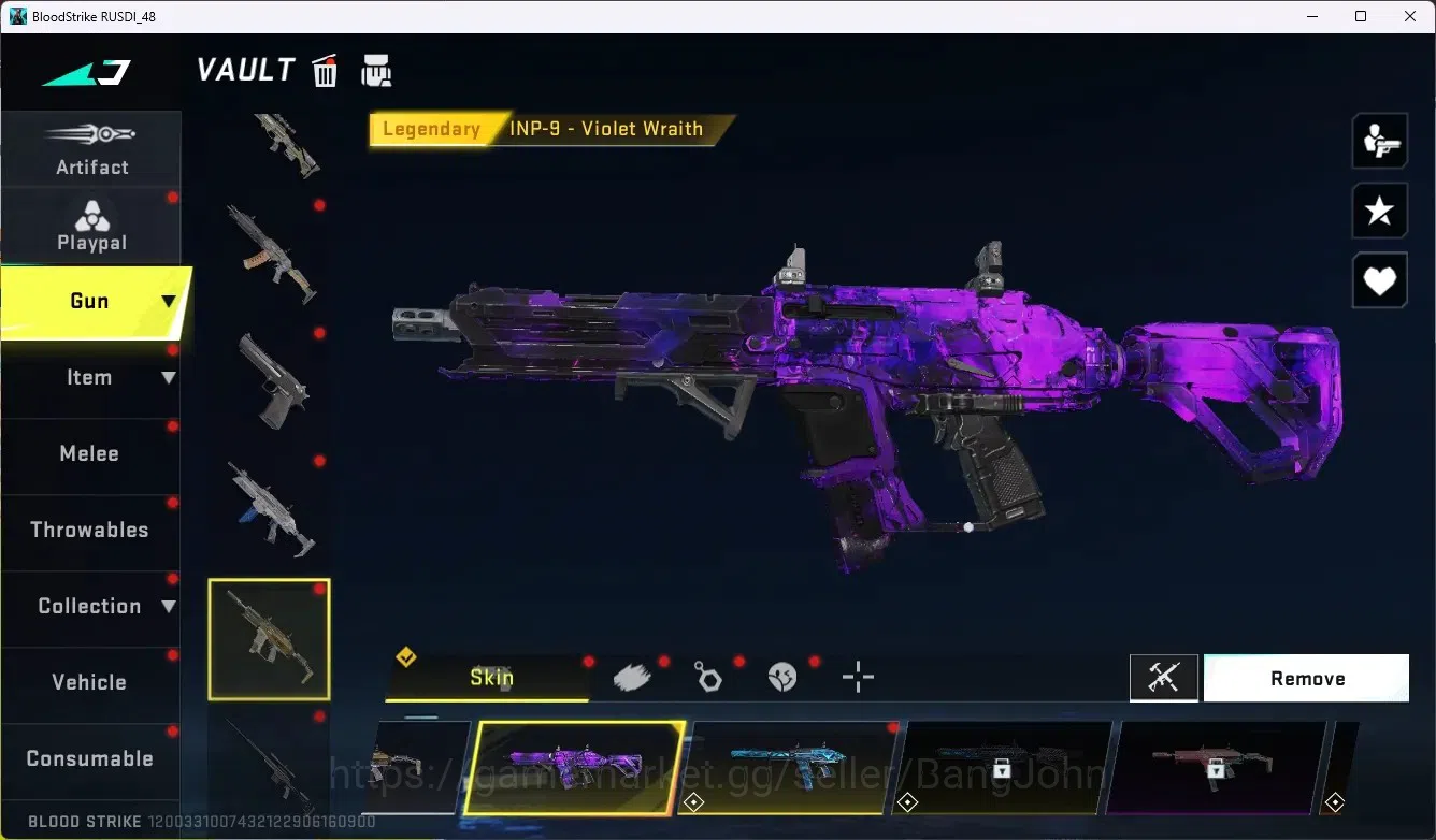 Blood Strike Accounts ASIA |1 Ultra Melee: Shuriken-Azure Thunder|3 Coll image 8