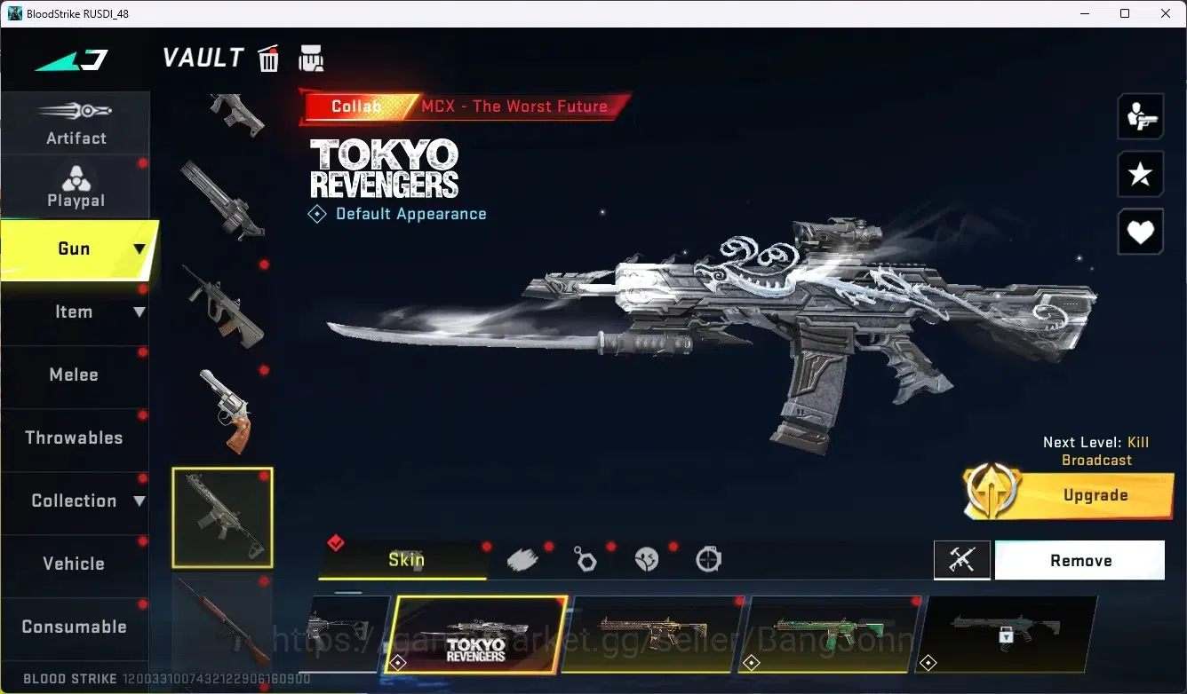 Blood Strike Accounts ASIA |1 Ultra Melee: Shuriken-Azure Thunder|3 Coll image 9