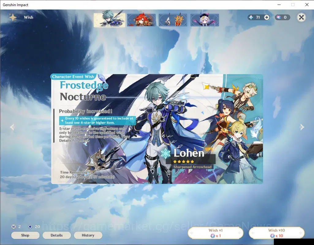 Genshin Impact Accounts ASIA|AR 45|4 Limited [Nefer,Arlecchino,Xiao,Citlal image 10