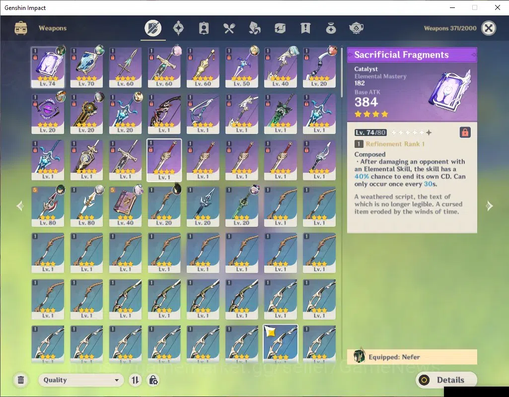 Genshin Impact Accounts ASIA|AR 45|4 Limited [Nefer,Arlecchino,Xiao,Citlal image 4