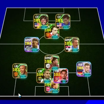 eFootball Accounts Mid-Tier Android|Power 3187|13 Epic Giorgio Chiellini,Dragan Stojkovic,Dimitar Berbatov,Oliver Kahn|13