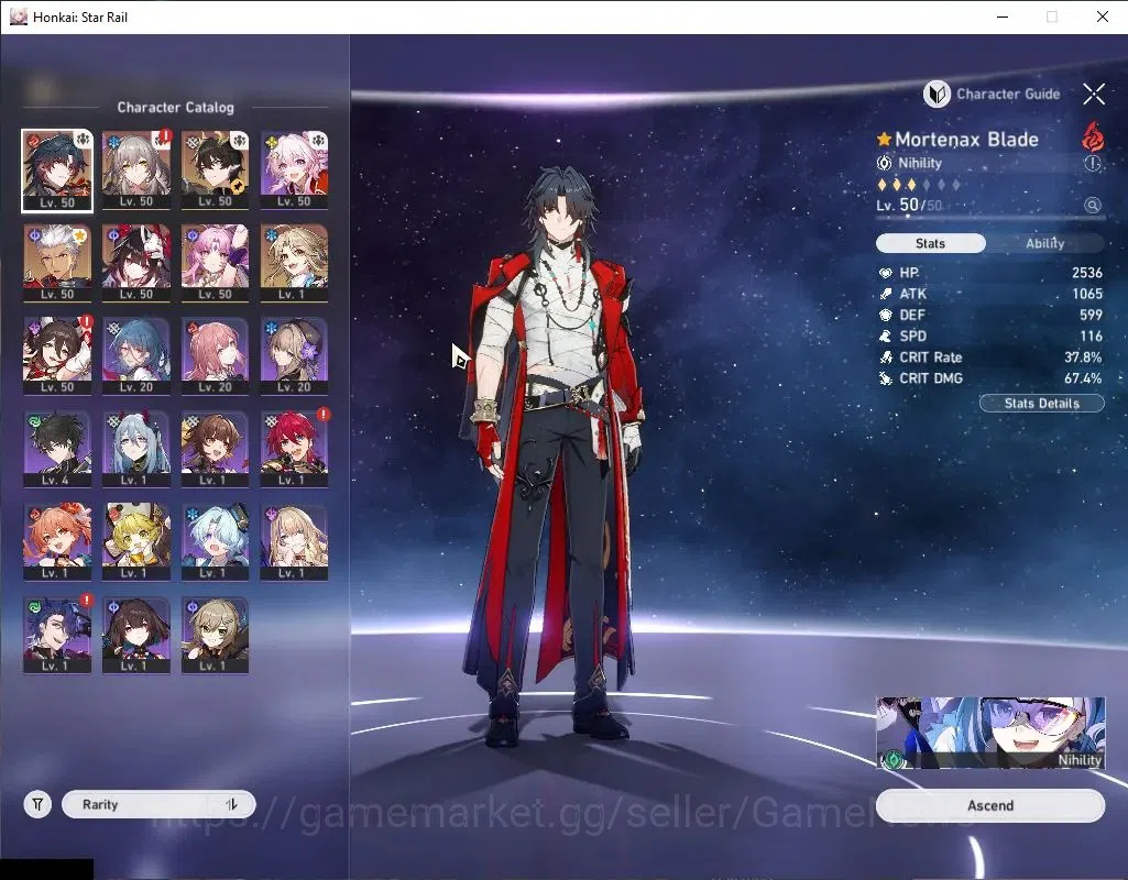 Honkai Star Rail Accounts Asia|Free GI|TL 38|3 Limited|Archer+Signature,Mort image 4