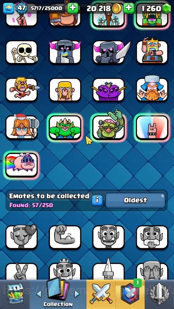 Clash Royale Accounts Midgame Lvl 47|Trophy 8889|KTL 14|Limited Skin|Card 121|2 Hero 3 EVO 8 Champ 21 Legendary 33 Epic,30 15
