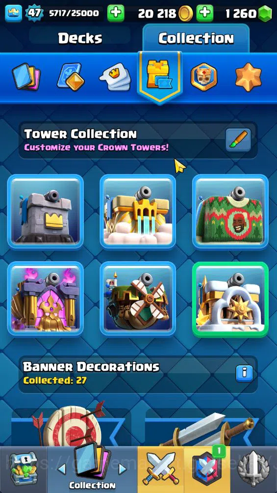 Clash Royale Accounts Midgame Lvl 47|Trophy 8889|KTL 14|Limited Skin|Card 121|2 Hero 3 EVO 8 Champ 21 Legendary 33 Epic,30 16