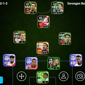 eFootball Accounts Legends & Iconic Players Mobile|PW 3112|New Rodri BigT,Rul Costa Epic,Marco Van Basten Epic,Wayne Rooney