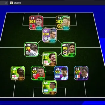 eFootball Accounts Legends & Iconic Players Mobile | PW 3033 | Epic C.Ronaldo, Marco Reus | NARUTO Epic Gareth Bale | 2026