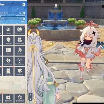 Genshin Impact Accounts Others ASIA|AR 56|4 Limit+2(*5 Weapon)|Zibai PremTeam|Zibai,Linnea,Columbina,Sandrone|Low Explore|Mc