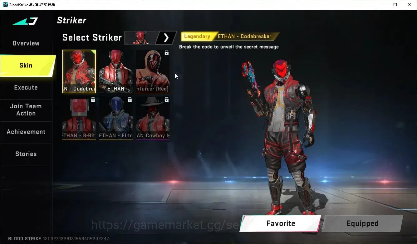 Blood Strike Accounts ASIA|ETERNAL[Desert Eagle-Scorpius]+Collab 7DS[Kar image 3