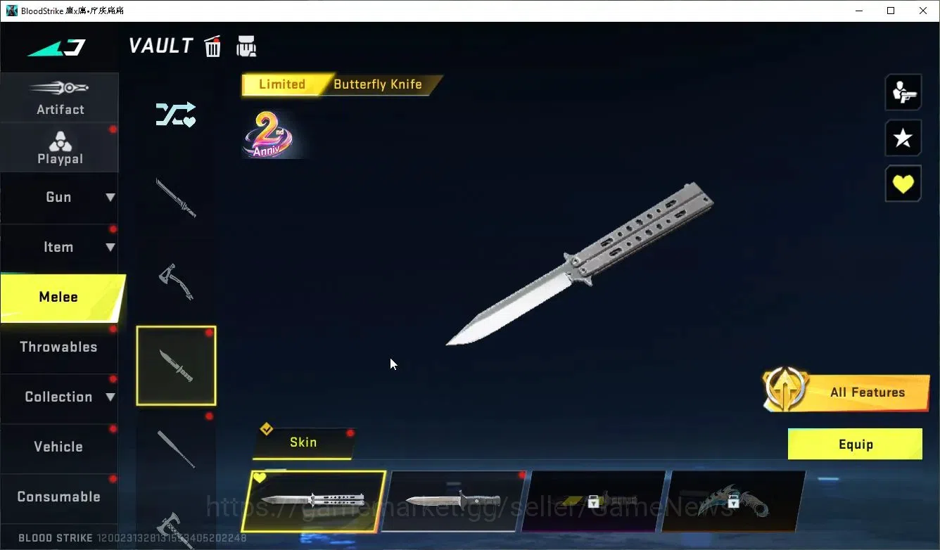 Blood Strike Accounts ASIA|ETERNAL[Desert Eagle-Scorpius]+Collab 7DS[Kar image 5