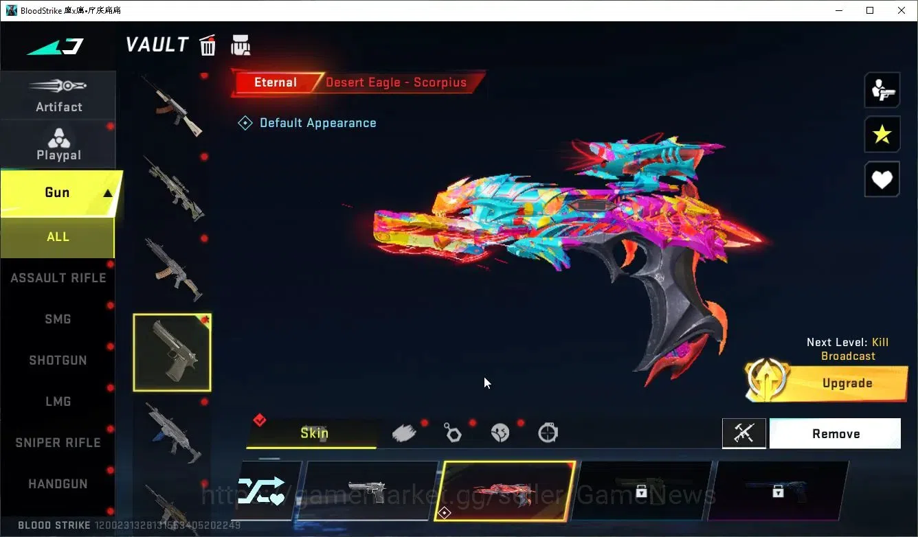 Blood Strike Accounts ASIA|ETERNAL[Desert Eagle-Scorpius]+Collab 7DS[Kar image 6