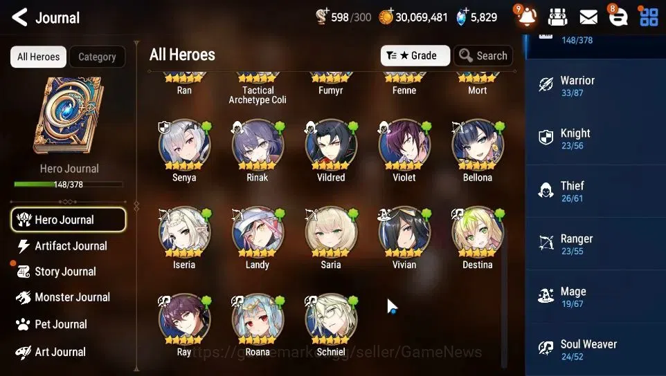 Epic Seven Accounts GLOBAL Unverif|New Era|13 ML(Salome,LOTScales,E Il image 9