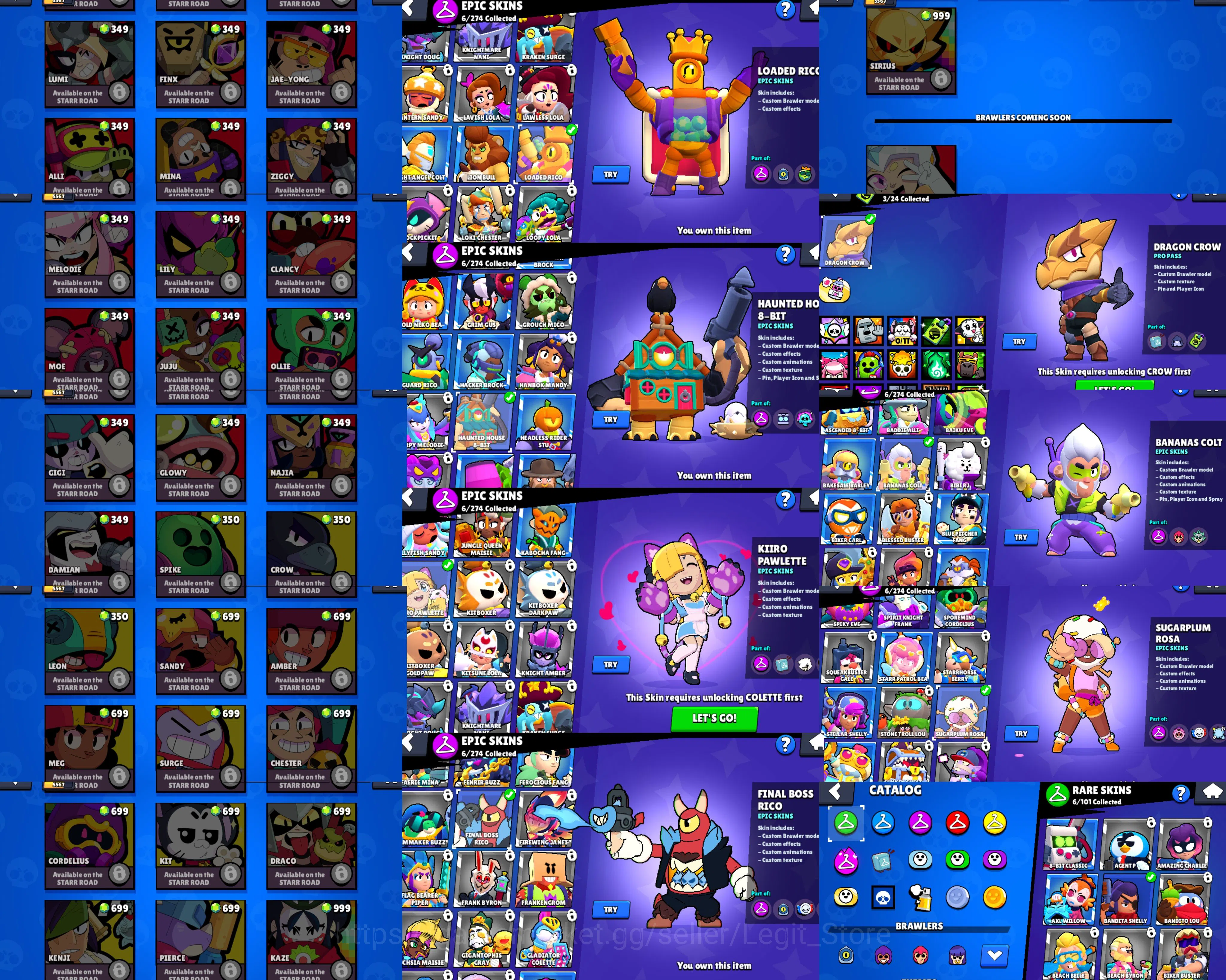Brawl Stars Accounts 2 lvl PRESTIGE SHELLY | 5 PRESTIGE ALL | FREE CHAN image 5