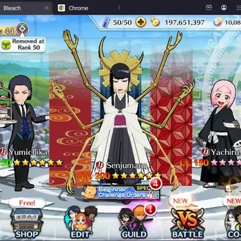 Bleach: Brave Souls Accounts Starter Global |102K BP+10K Orb|Fresh Story|Senjumaru TYBW25,Yumichika The