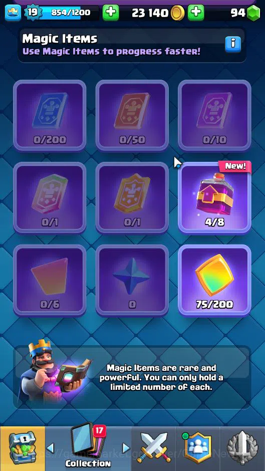 Clash Royale Accounts Lv 19|Trophy 3131|KTL 8|Limited Skin|Total Card 51 image 10