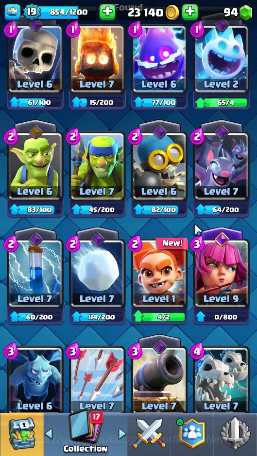 Clash Royale Accounts Lv 19|Trophy 3131|KTL 8|Limited Skin|Total Card 51 image 6
