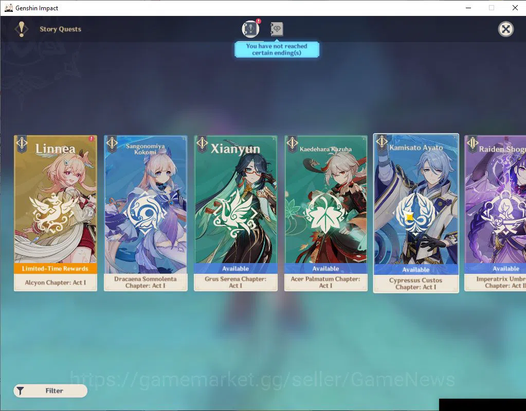 Genshin Impact Accounts ASIA|AR 57|6 Limited+8(*5Weapon)|(Chasca,Furina)+S image 12