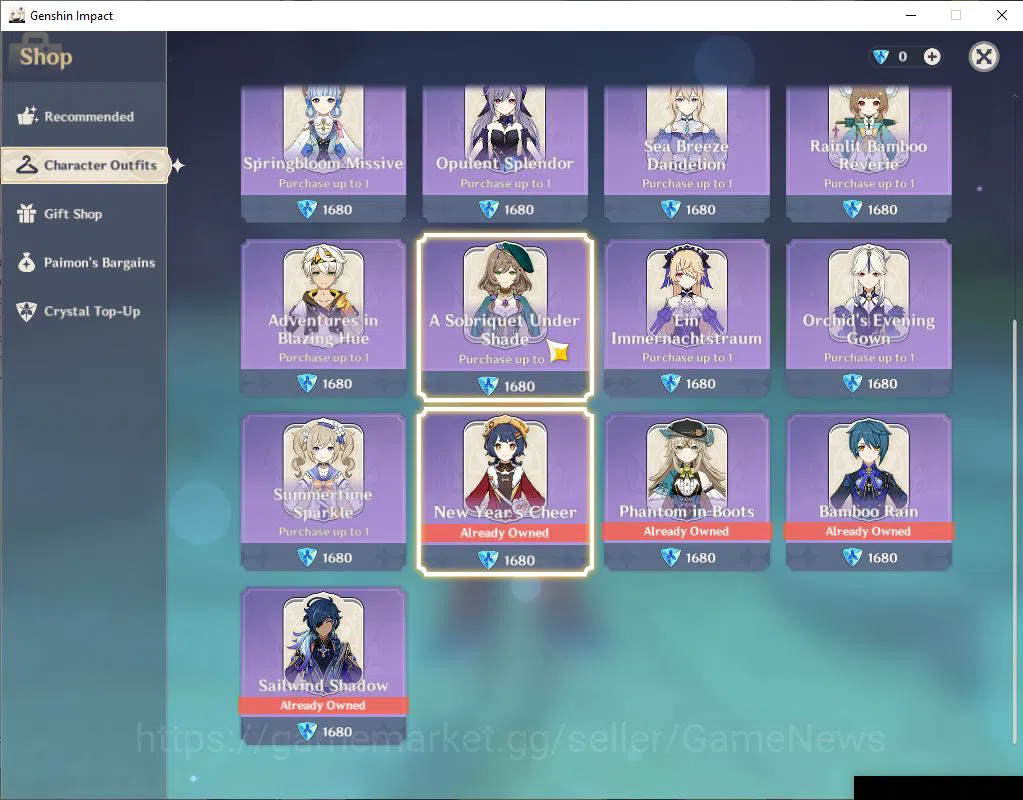 Genshin Impact Accounts ASIA|AR 57|6 Limited+8(*5Weapon)|(Chasca,Furina)+S image 4