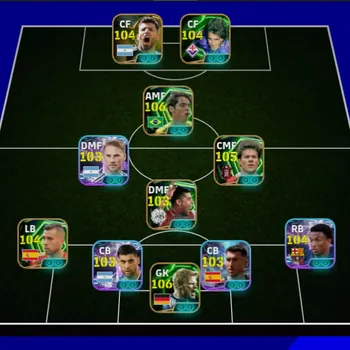 eFootball Accounts High-End Kolektif 3221+ Kaka x  Aguero x l Batistuta x  Gerrard x  Rijkaard x  Alba x Alejandro Balde x