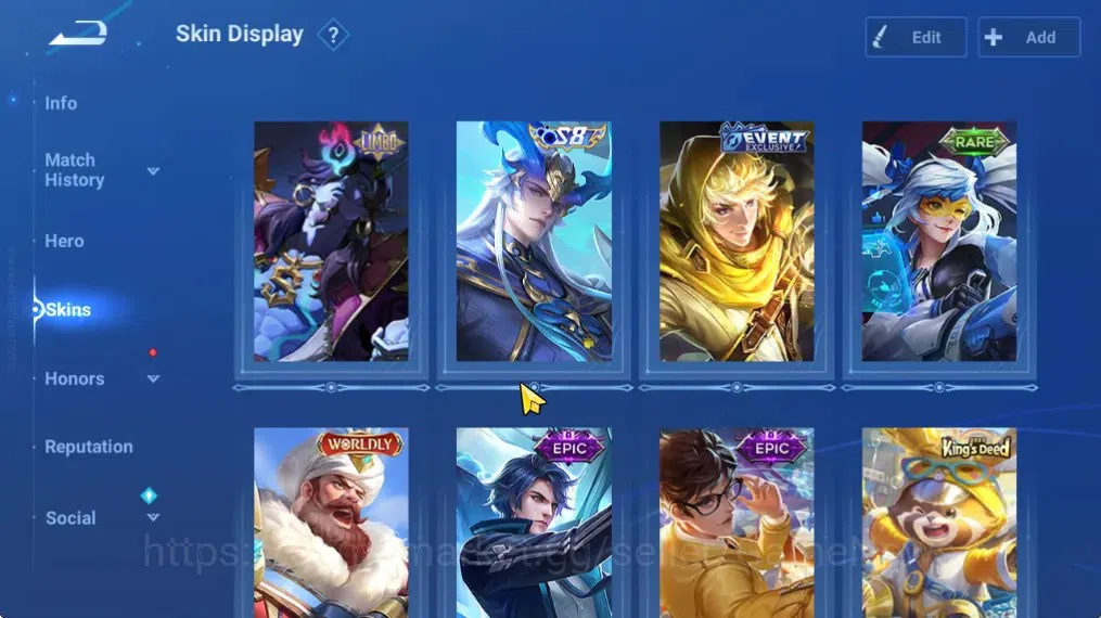 Honor of Kings Accounts Hero 112 Skin 112|2 Sanxingdui(Hou Yi,Nuwa),2 Lege image 5