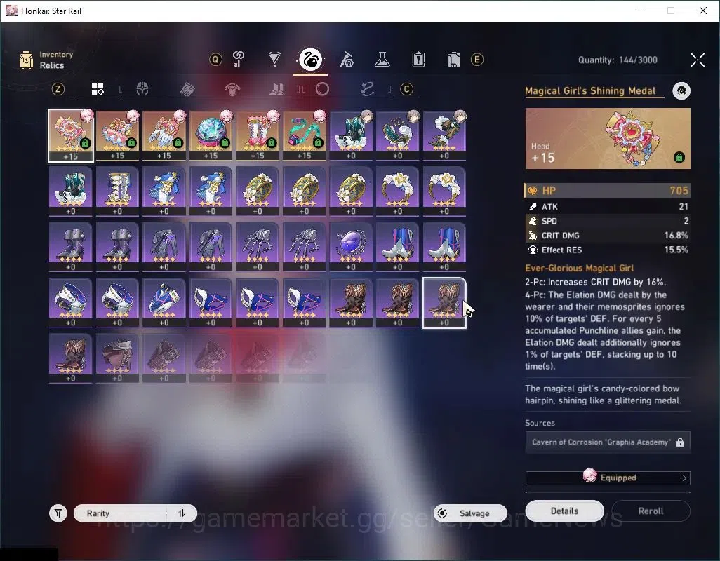 Honkai Star Rail Accounts Asia|TL 32| 1,5K SJ | 1 Golden Companion | 4 Limit image 7