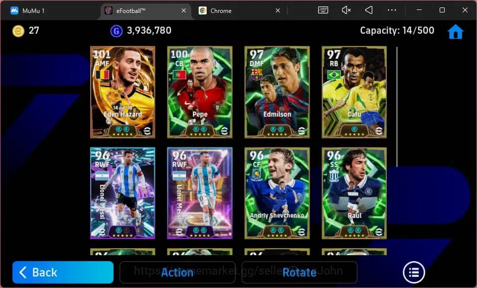 eFootball Accounts Android|PW 3168 |Hazard BigTime,Pepe Epic,Edmilson image 2