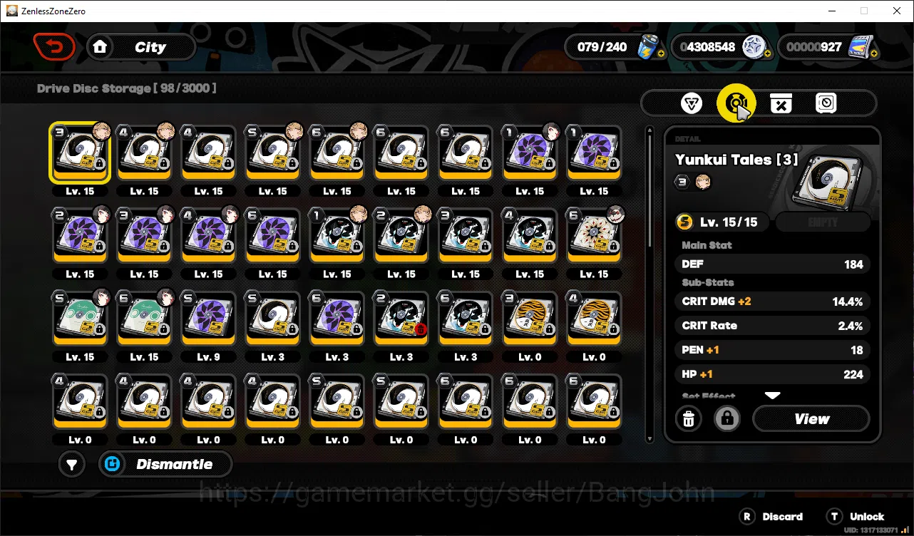Zenless Zone Zero Accounts [ASIA] Lvl 49 | Yidhari + Sign | Nangong Yu | Sold image 7
