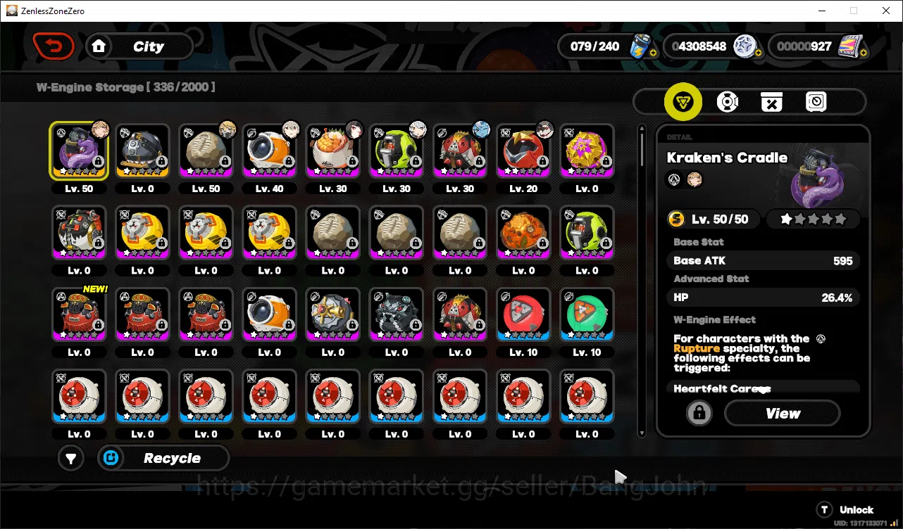 Zenless Zone Zero Accounts [ASIA] Lvl 49 | Yidhari + Sign | Nangong Yu | Sold image 8