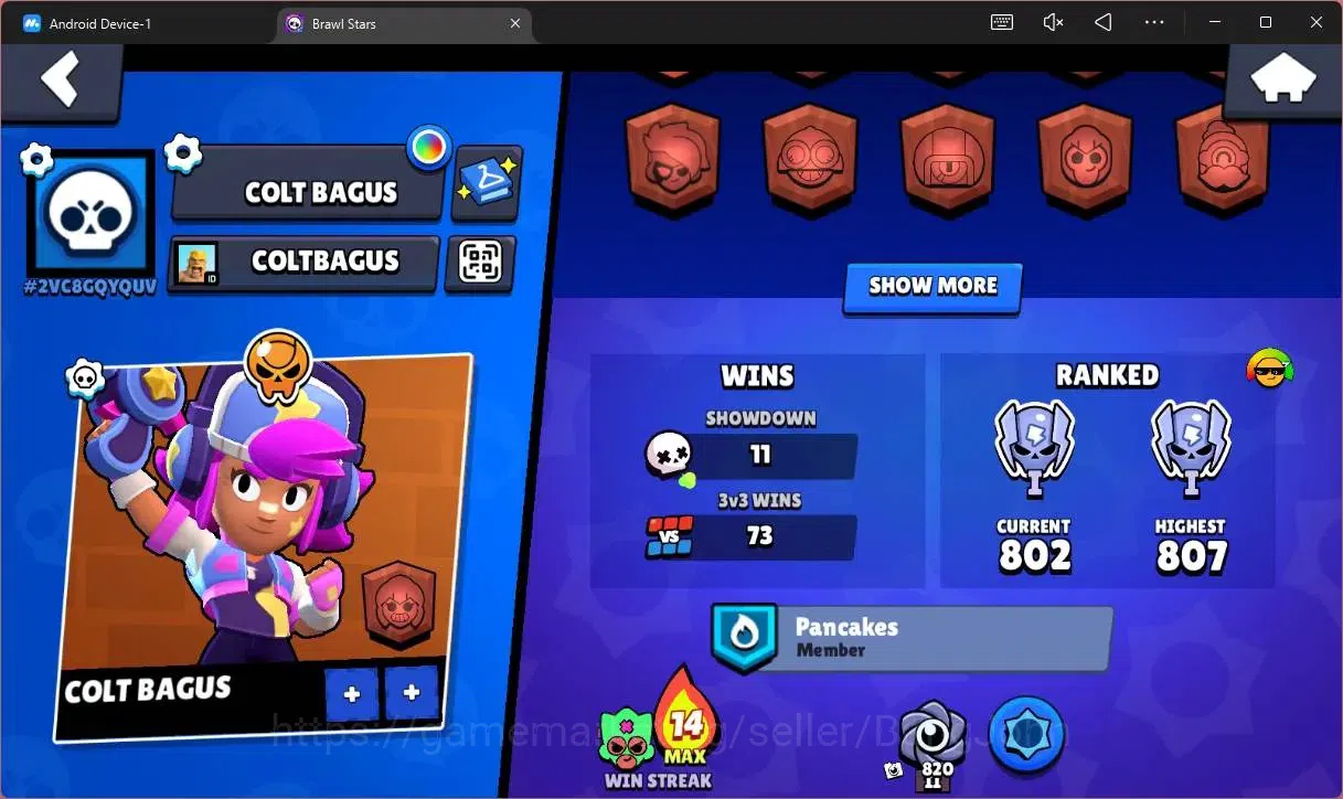 Brawl Stars Accounts Global |1188 Trophy|18 Brawler|1 Max Hypercharge(S image 3