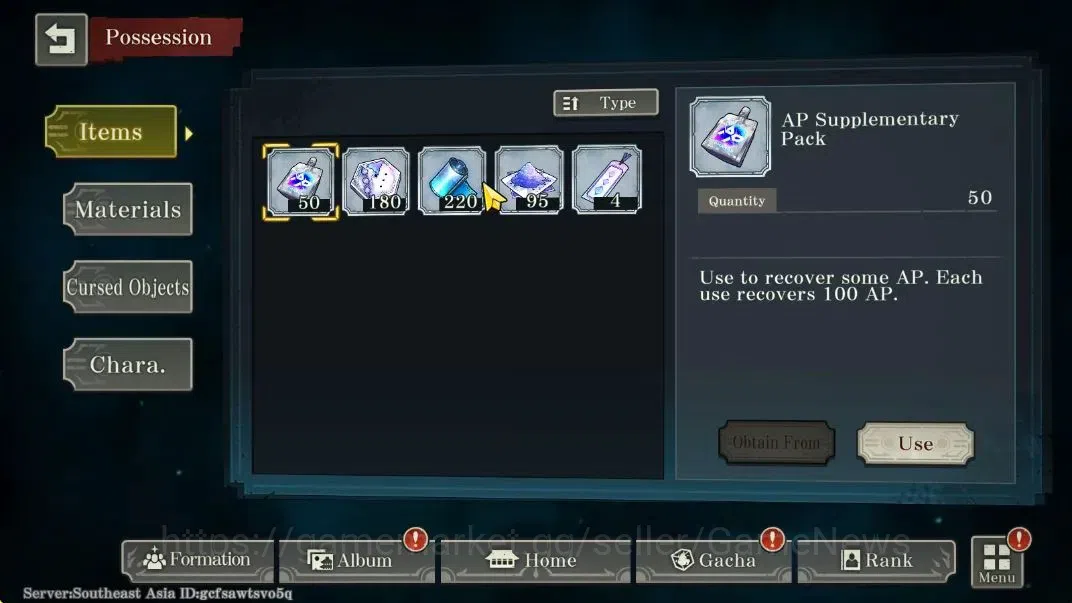 Jujutsu Kaisen: Phantom Parade Accounts SEA |PR 21|7,5K Cube|11 SSR 2 Limited [0,2-Sec Dom image 7