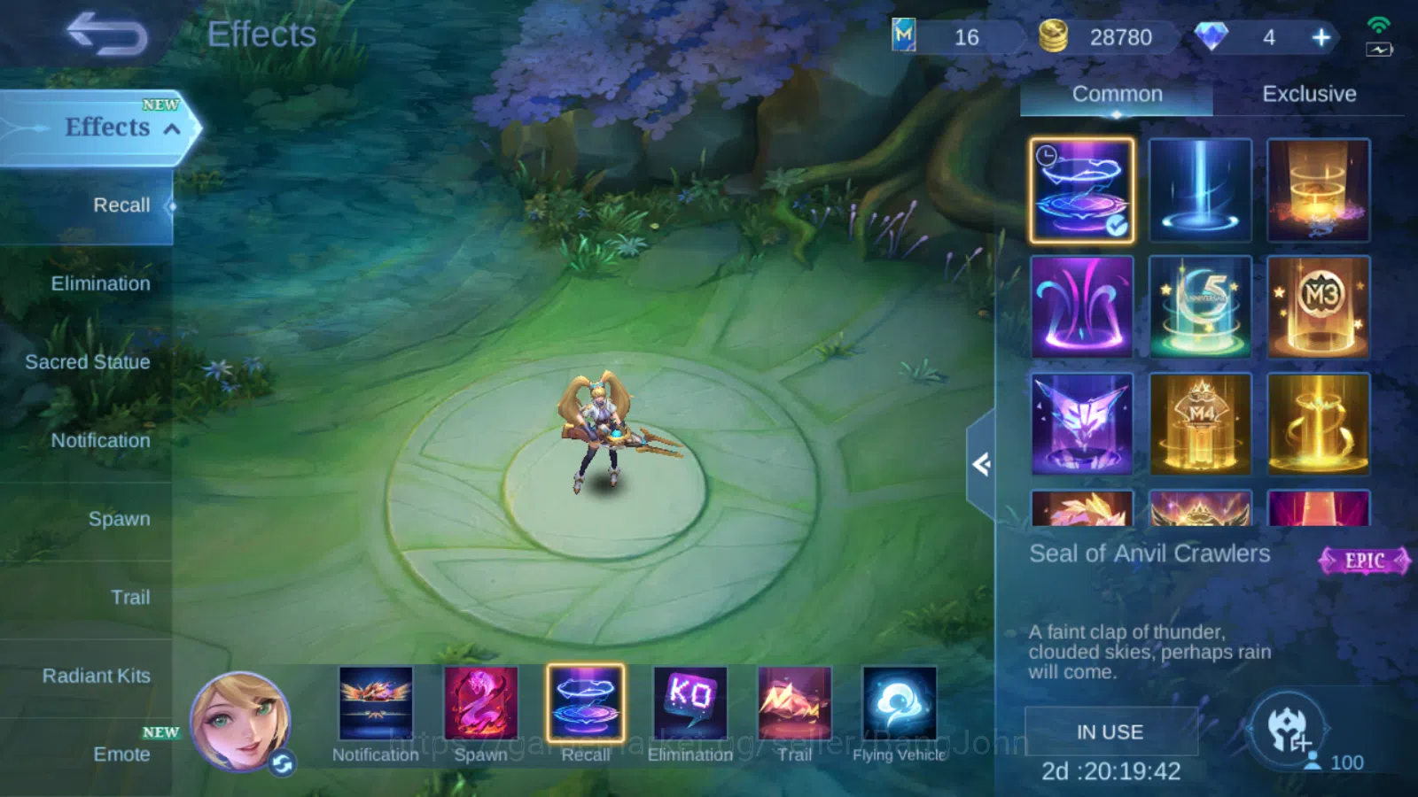 Mobile Legends: Bang Bang Accounts Hero 100 | Skin  256 | PRIME (Yu Zhong , Beatrix)  image 10