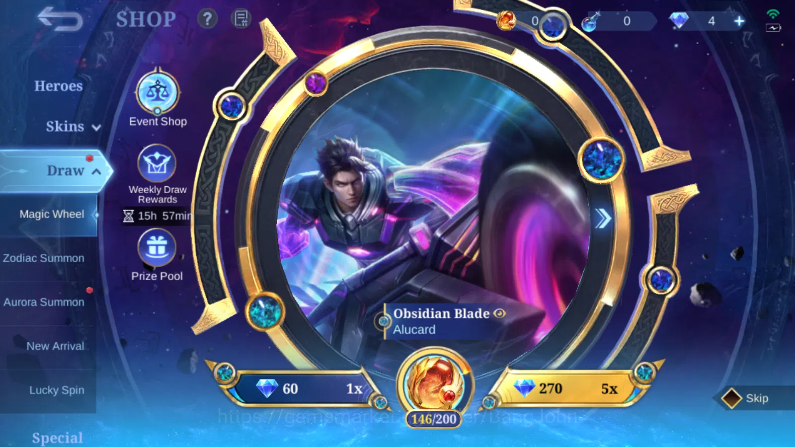 Mobile Legends: Bang Bang Accounts Hero 100 | Skin  256 | PRIME (Yu Zhong , Beatrix)  image 12