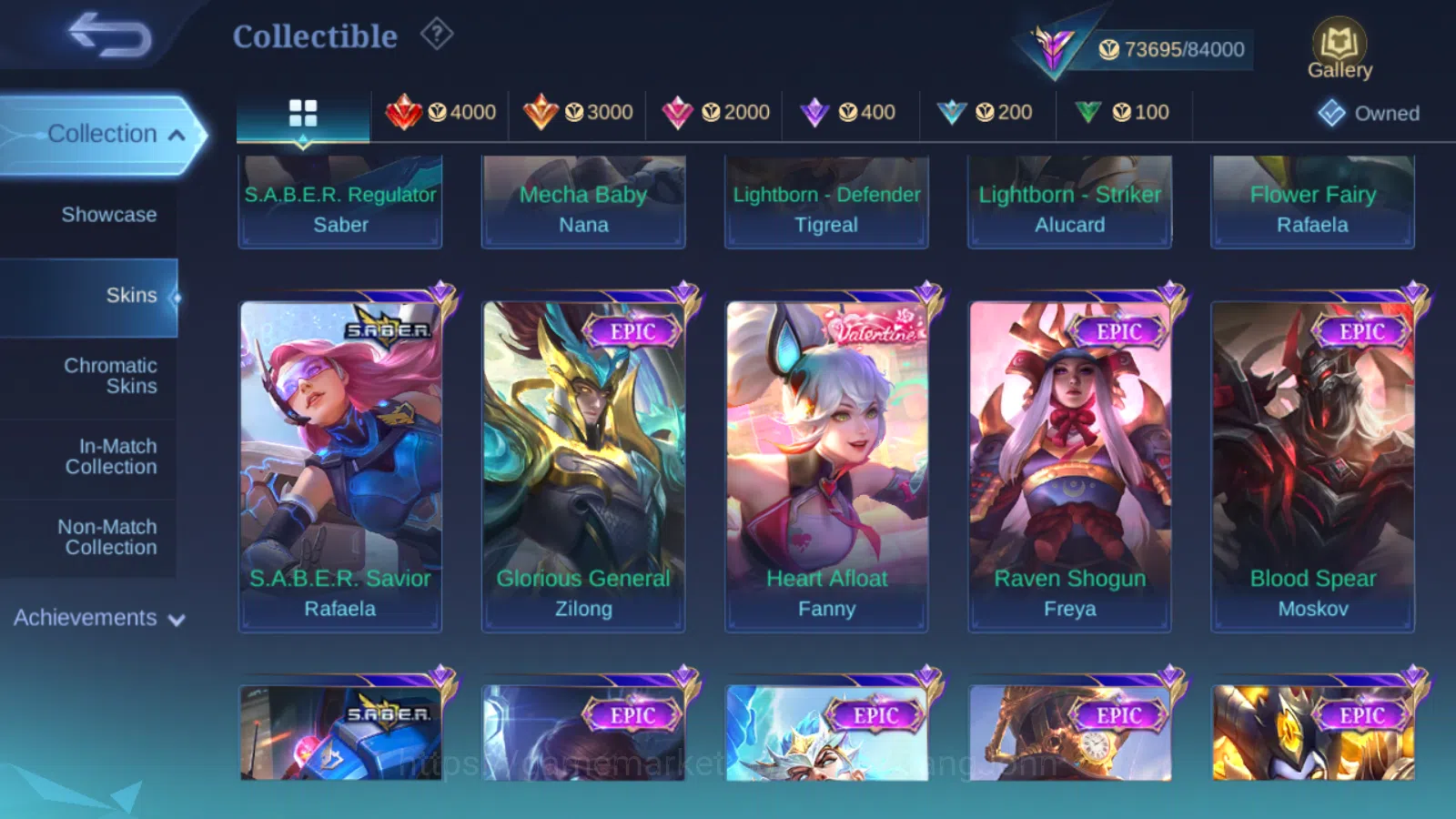 Mobile Legends: Bang Bang Accounts Hero 100 | Skin  256 | PRIME (Yu Zhong , Beatrix)  image 7