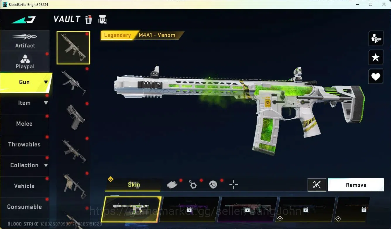 Blood Strike Accounts ASIA | Lv17|Gold IV BR|TR Parachute|1 ULTRA GUN: M image 3
