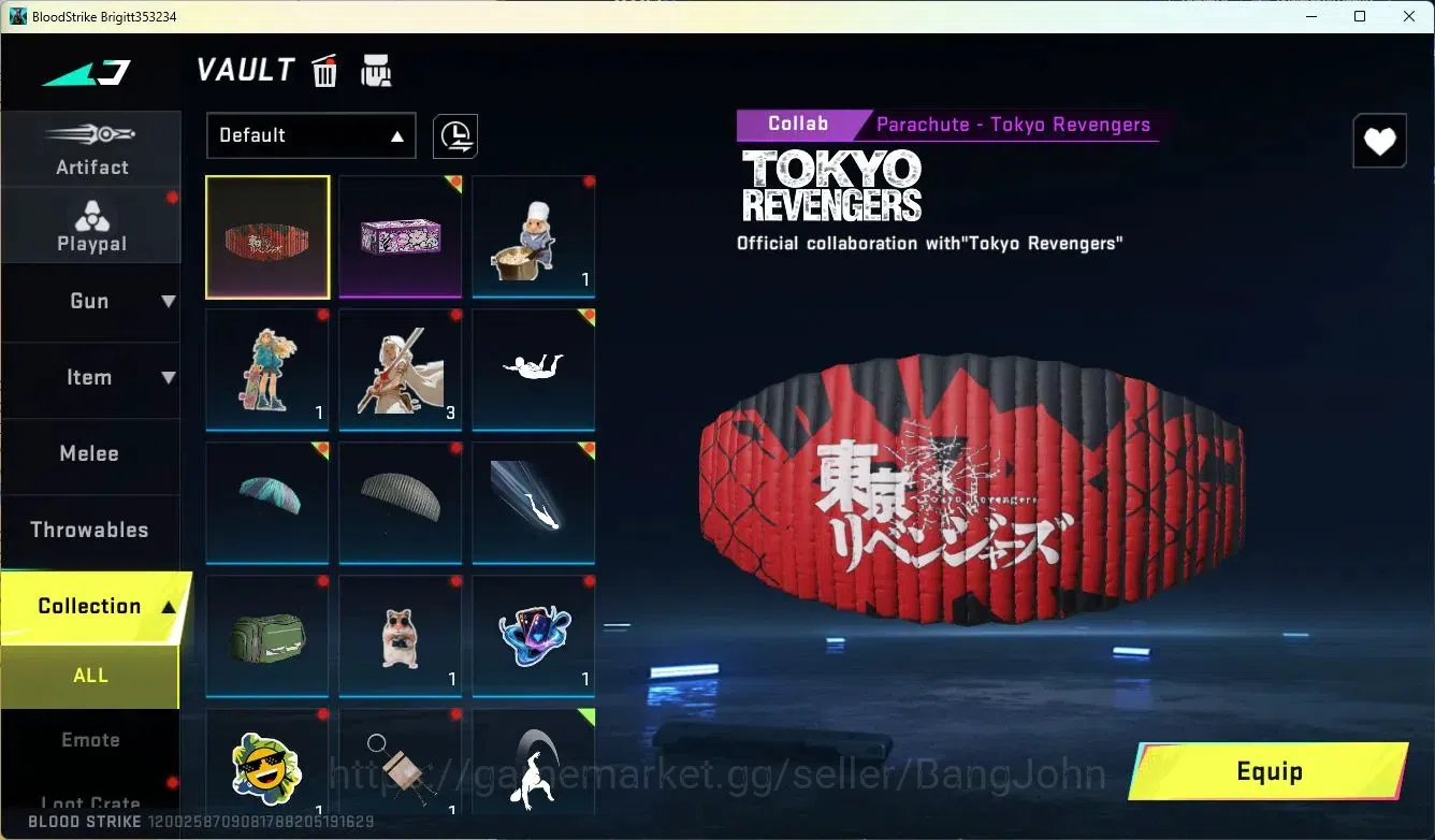 Blood Strike Accounts ASIA | Lv17|Gold IV BR|TR Parachute|1 ULTRA GUN: M image 7