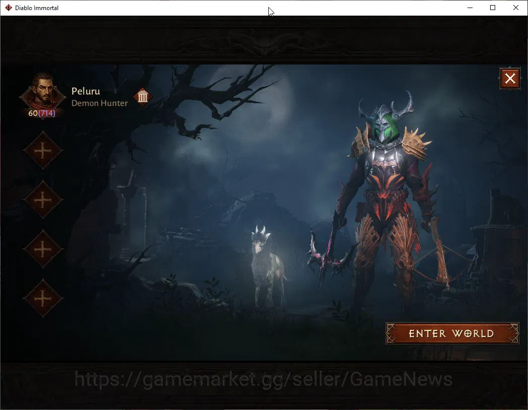 SA - Malah|Lv60(714)|Demon Hunter|34k CR|Reso 480|Paragon Maledictor|Inferno I|Hell Lv 18|Check(DI1159) Diablo Immortal Accounts Mid-Tier SA - Malah|Lv60(714)|Demon Hunter|34k CR|Reso 480|Paragon Maledictor|Inferno I|Hell Lv