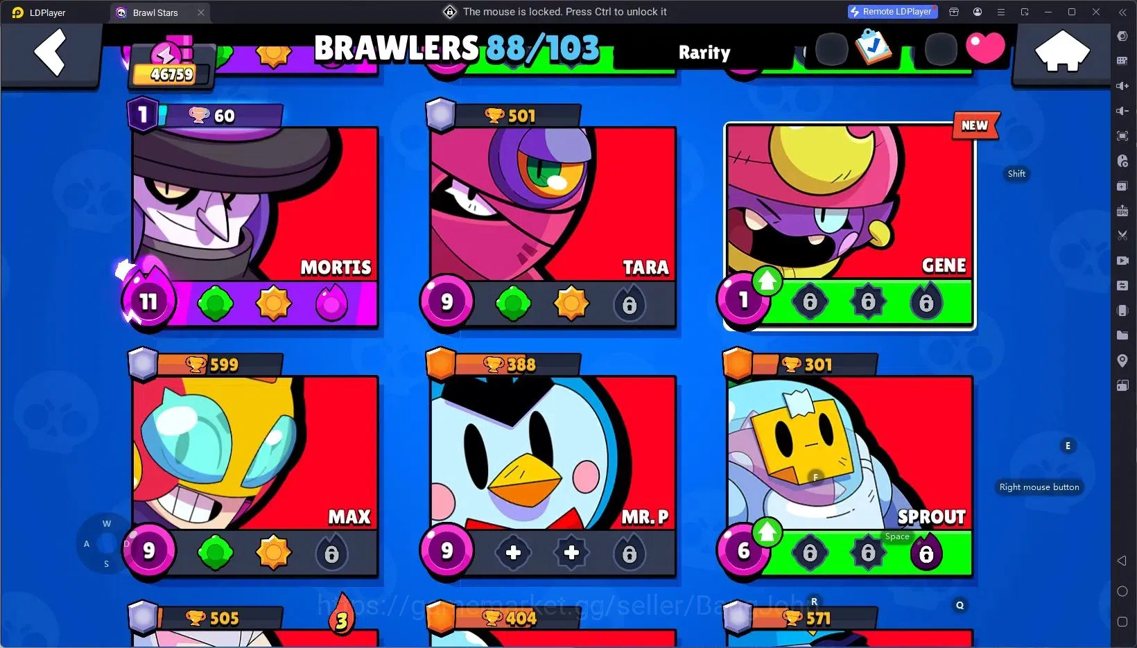 Brawl Stars Accounts Android | 46759 Thropy|88 Brawler|26 Max Brawlers image 13