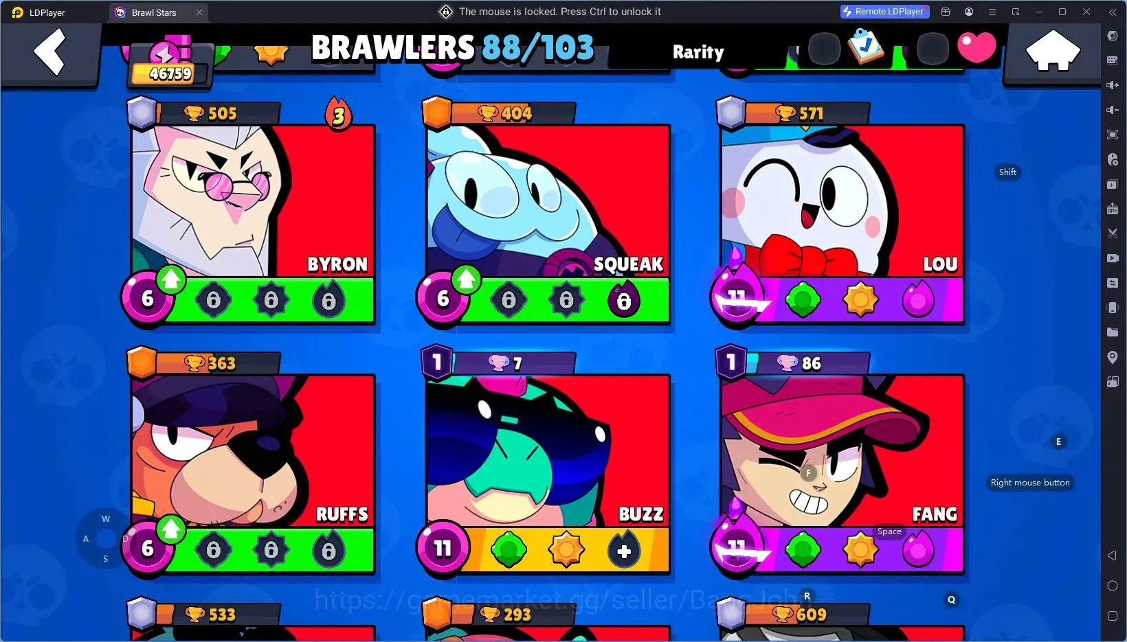 Brawl Stars Accounts Android | 46759 Thropy|88 Brawler|26 Max Brawlers image 14
