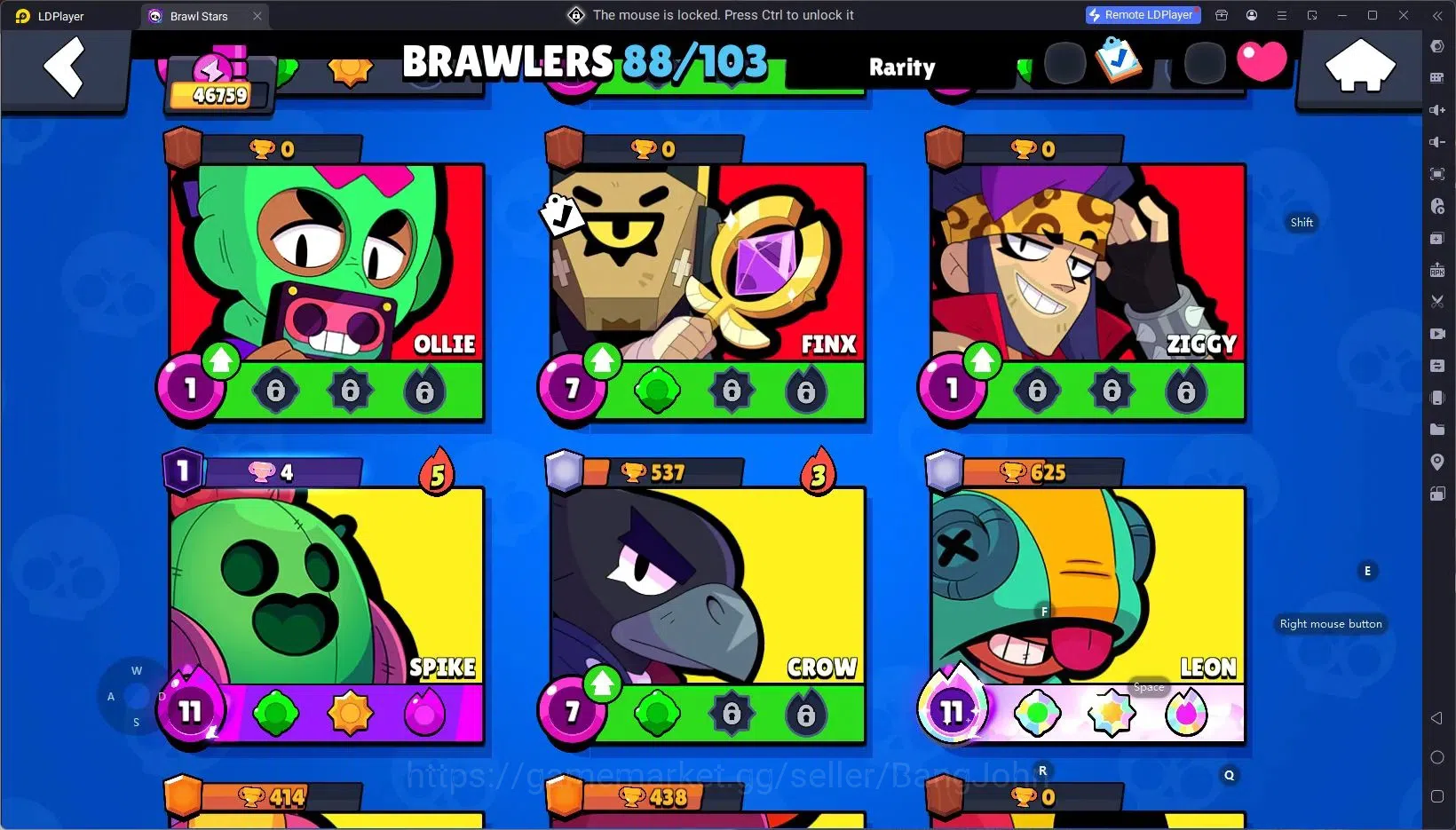 Brawl Stars Accounts Android | 46759 Thropy|88 Brawler|26 Max Brawlers image 17