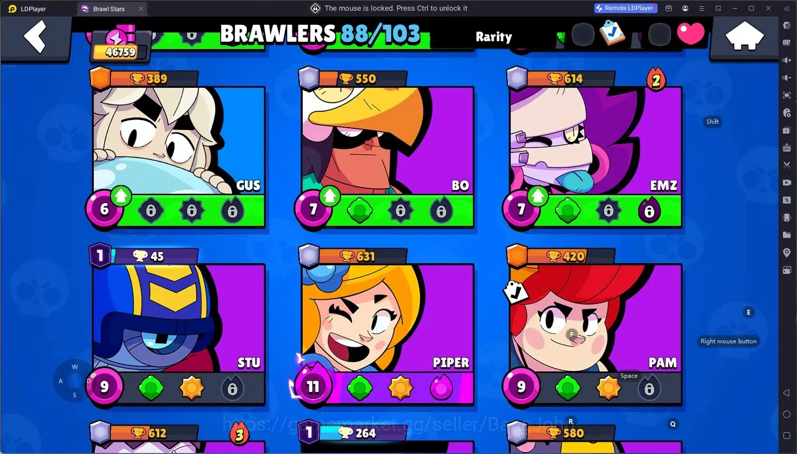 Brawl Stars Accounts Android | 46759 Thropy|88 Brawler|26 Max Brawlers image 8