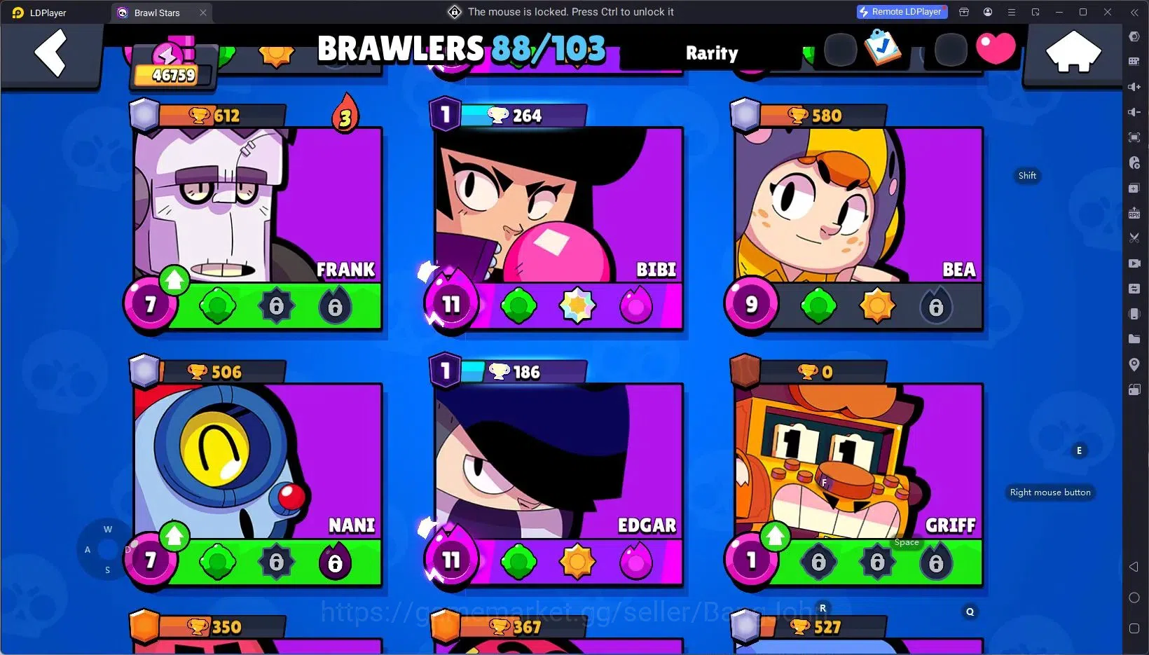 Brawl Stars Accounts Android | 46759 Thropy|88 Brawler|26 Max Brawlers image 9