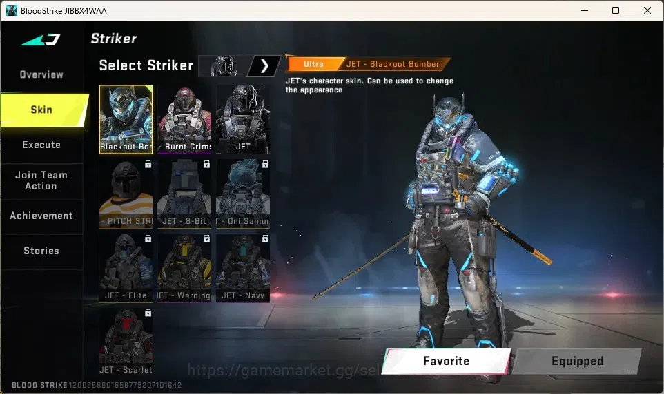 Blood Strike Accounts High-End ASIA | 1 Evo FAL-Evolved Draco | 1 Eternal Striker | Guns: 2 AOT,1 Ultra | 4 Ultra Strikers 11