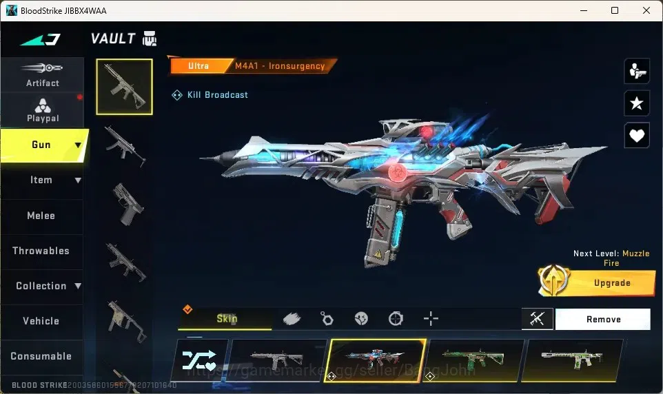Blood Strike Accounts High-End ASIA | 1 Evo FAL-Evolved Draco | 1 Eternal Striker | Guns: 2 AOT,1 Ultra | 4 Ultra Strikers 3