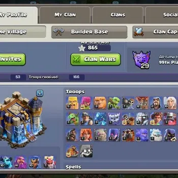 Clash of Clans Accounts High-End Global |TH 18-BH 10|LVL 146|AQ 24 ,MP 10 ,GW 14 ,RC 10 ,BK 22,DD 7|BM 21|Legendary Skin BK
