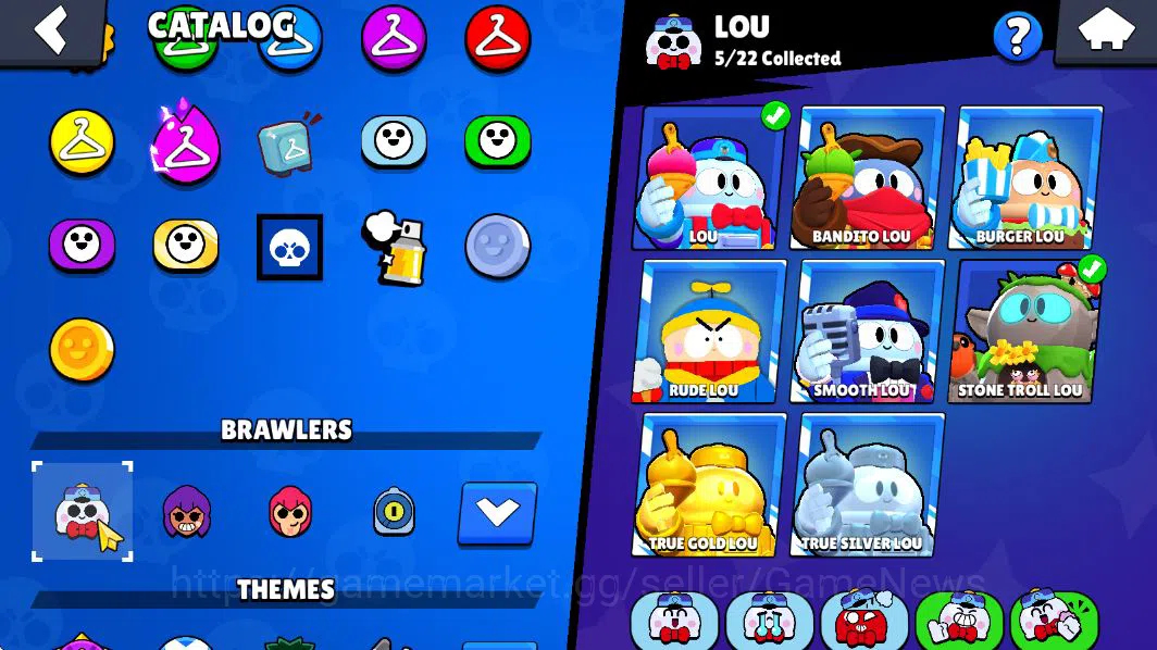 Brawl Stars Accounts 1038Trophy |14 Brawlers 3 MAX Lvl (Shelly,Rico,Penny) | 2 Epic Skin (Royale Trunk,StoneTroll Lou) |CN 15