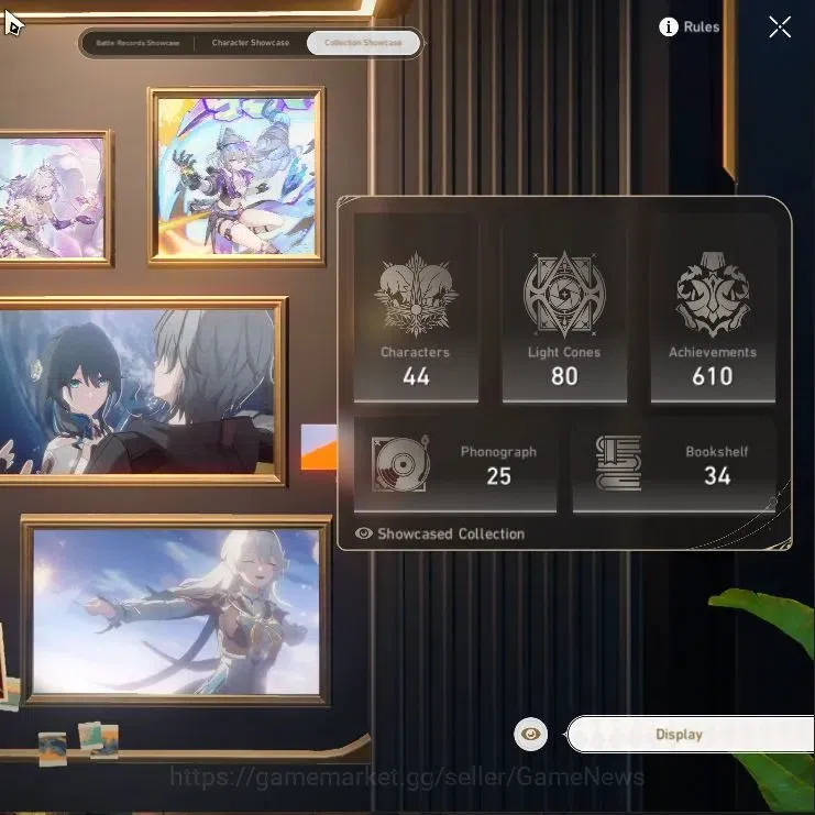 Honkai Star Rail Accounts Asia|TL 70|17 Limited|[Casto E4,Rappa E1,SW 999,Ro image 3