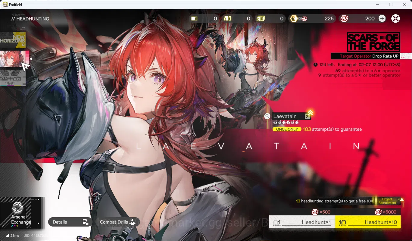 Arknights: Endfield Accounts Starter Fresh | ASIA | New Horizons On | Day 2 Sign-In | 6-Star Last Rite | Snowshine | Perlica 5