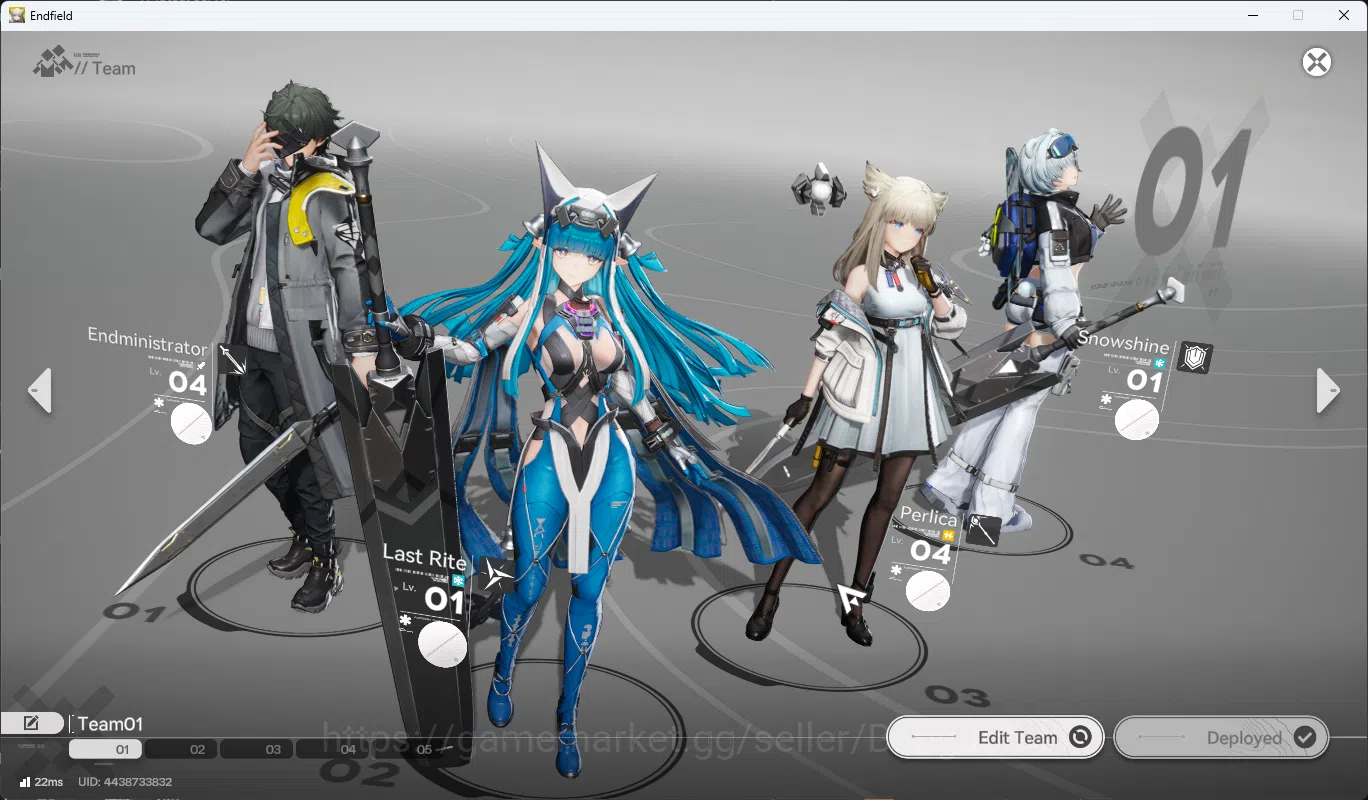 Arknights: Endfield Accounts Starter Fresh | ASIA | New Horizons On | Day 2 Sign-In | 6-Star Last Rite | Snowshine | Perlica 7