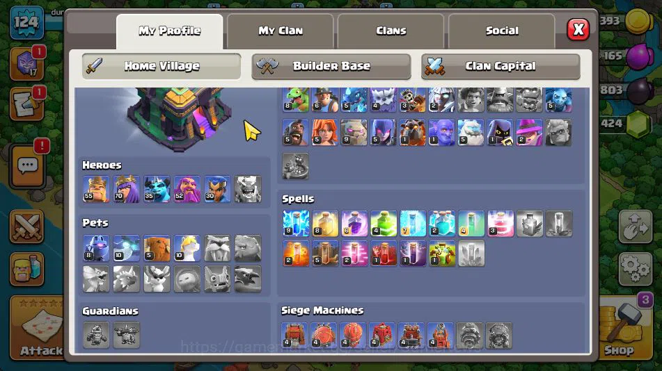 Clash of Clans Accounts TH 14 - BH 8|Limited Skin|LV 124|HH 8|BK 55,AQ 70, image 13