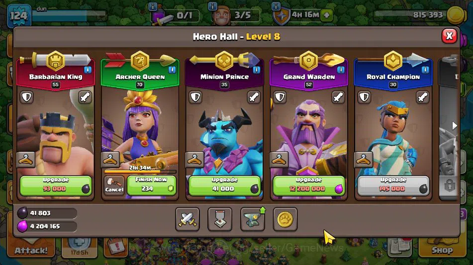 Clash of Clans Accounts TH 14 - BH 8|Limited Skin|LV 124|HH 8|BK 55,AQ 70, image 8