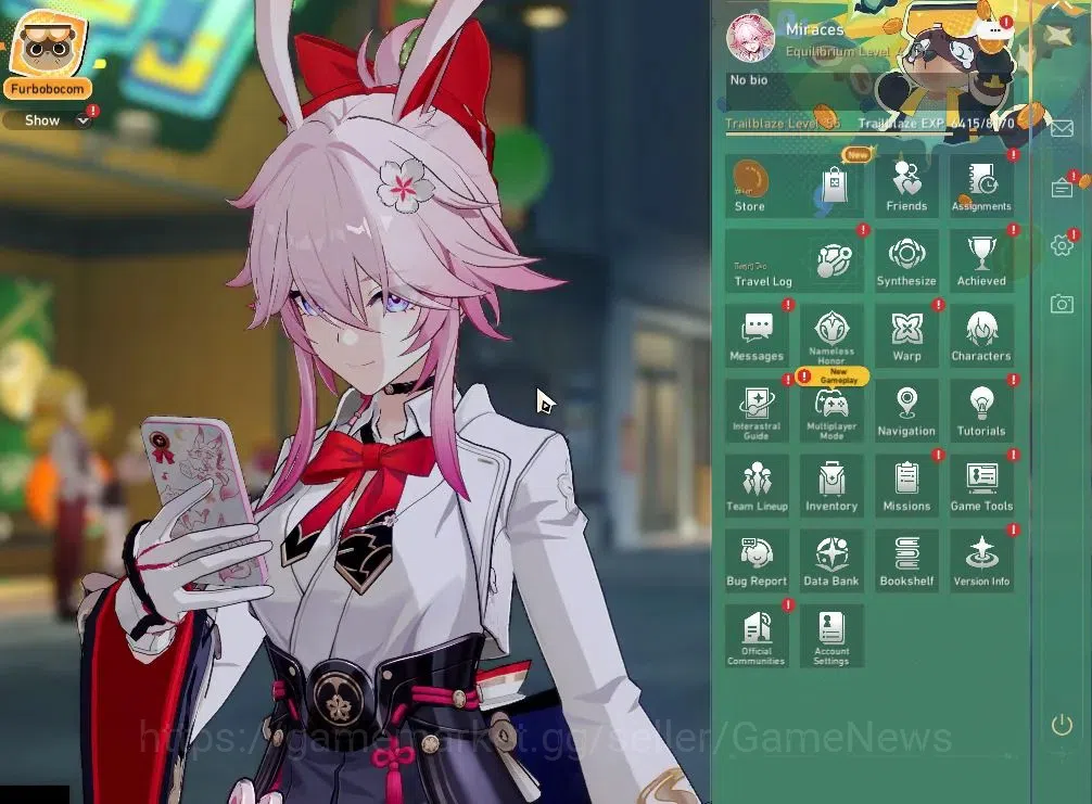 Honkai Star Rail Accounts Asia|TL 55|5 Limited|Evanescia+Sign,Yao Guang,Ache image 1